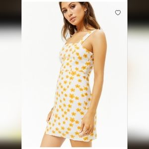 Forever 21 Linen Daisy Dress